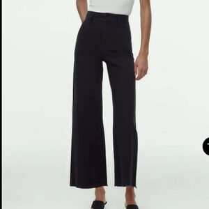 Black Zara wide leg jeans